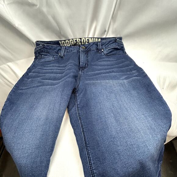 Beau Dawson Sound Style Jogger Denim Shorts  8 women's blue New York Bermuda - Picture 3 of 8